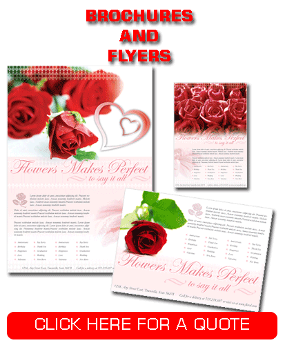 brochures and flyers